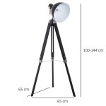 Lampadaire trépied style industriel hauteur réglable abat - jour ajustable e27 40w max. 65 x 65 x 100 ... Lampadaire trépied style industriel hauteur réglable abat - jour ajustable e27 40w max. 65 x 65 x 100 ...