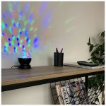Lampe  poser effet disco, led multicolores , tte rotative