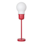 Lampe forme ampoule verre opale corep astro orange Lampe forme ampoule verre opale corep astro orange