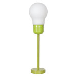 Lampe forme ampoule verre opale corep astro pomme Lampe forme ampoule verre opale corep astro pomme