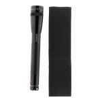 Lampe de poche compacte mini maglite led sp22 2 piles aa 16 cm - noir