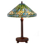 Lampe de table tiffany 2xe27