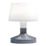 Lampe de table touch pied en acier helen gris acier h21cm Lampe de table touch pied en acier helen gris acier h21cm