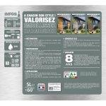 Lasure v33 hp les opaques 8 ans galet satin� 5 l