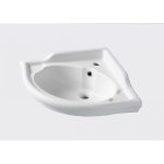 Lavabo d'angle blanc rtro
