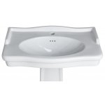 Lavabo colonne poque rtro blanc