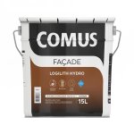 Logilith hydro - 15l blanc - peinture faade classe d2, phase aqueuse pour un aspect mat , sans fixateur ...