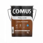 Logilith hydro - 5l blanc - peinture faade classe d2, phase aqueuse pour un aspect mat , sans fixateur ...