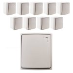 Lot de 10 boutons poussoir  voyant - orok