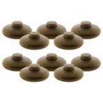 Lot de 10 interrupteurs  pied pour luminaire - or