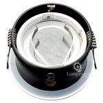 Lot de 10 support spot encastrable etanche ip65 sdb basse luminance, non eblouissant ref. 851