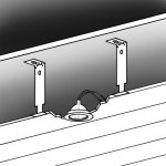 Lot de 10 suspentes pour plafond lambris grosfillex, 15cm Lot de 10 suspentes pour plafond lambris grosfillex, 15cm