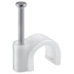 Lot de 100 attaches c�bles blanc diam�tre 10mm