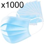 Lot de 1000 masque chirurgical bleu polypropylne
