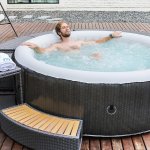 Lot de 2 appui - tete et porte gobelets pour spa gonflable tete et porte gobelets pour spa gonflable