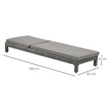 Lot de 2 bains de soleil transats - grand confort - dossier inclinable multi - positions - matelas fournis ...