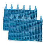 Lot de 2 brosses lamelles bleu pour robot indigo - w1585a