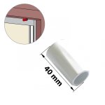 Lot de 2 butées de lame finale composite plastifié, h. 25 x l. 25 x p. 40 mm Lot de 2 butées de lame finale composite plastifié, h. 25 x l. 25 x p. 40 mm
