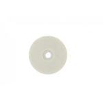 Lot de 2 butes de porte alpertec caoutchouc mat blanc diam. 4 cm x h. 2. 5 cm