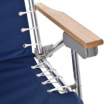 Lot de 2 chaises de camping pliables - dossier inclinable 7 positions - tétière et bandoulière inclus ... Lot de 2 chaises de camping pliables - dossier inclinable 7 positions - tétière et bandoulière inclus ...