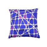 Lot de 2 coussins galets - 45 x 45 - bleu