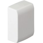 Lot de 2 embouts blanc pour moulure, h. 2. 6 x p. 1. 5 cm