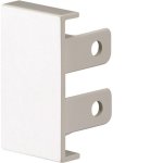 Lot de 2 embouts blanc pour moulure, h. 2. 8 x p. 2 cm Lot de 2 embouts blanc pour moulure, h. 2. 8 x p. 2 cm