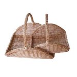 Lot de 2 paniers en osier
