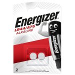 Pile bouton alcaline energizer lr44 / a76, pack de 2