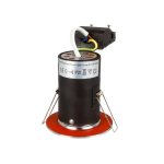 Lot de 20 spot encastrable anti - feu downlight chrome ?85mm ip65 pour bain et douche etanche