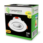 Lot de 20 spot led encastrable pour plafond 5w blanc neutre 425lm transformateur intégré Lot de 20 spot led encastrable pour plafond 5w blanc neutre 425lm transformateur intégré