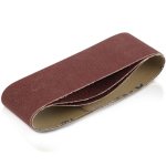 Lot de 3 bandes abrasives 75 x 533 mm grain 120 Lot de 3 bandes abrasives 75 x 533 mm grain 120