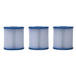 Lot de 3 cartouches filtres piscine pour purateur  cartouche modle h