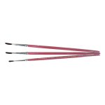 Lot de 3 pinceaux fins