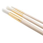 Lot de 3 pinceaux ronds gsc