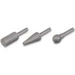 Lot de 3 râpes À bois kreator pour perceuse Lot de 3 râpes À bois kreator pour perceuse