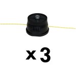 Lot de 3 têtes fils pour coupe bordure gt elec Lot de 3 têtes fils pour coupe bordure gt elec