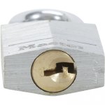 Lot de 4 cadenas � cl� master lock aluminium, l. 20 mm