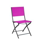 Lot de 4 chaises pliantes dream - tpep - framboise