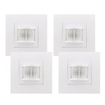 Lot de 4 interrupteurs automatiques intrieur sans fil iai - 8053 - eclairages