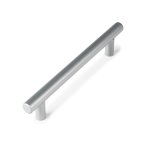 Lot de 4 poignes de meuble entraxe 128 mm inox tropicalis