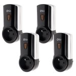 Lot de 4 prises tlcommandes avec variateur ptv - 8007 - eclairages - otio