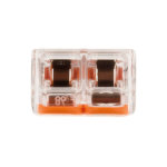 Lot de 40 mini bornes de connexion rapide s221 pour tous types de fils - 2 entres - wago