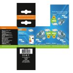 Lot de 5 ampoules dichroique halogne  conomie d'nergie mr16 gu5. 3 12v 35w (25w) 3000h