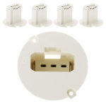 Lot de 5 couvercles dcl pour bo�tes applique �54mm