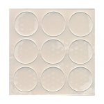 Lot de 9 pastilles en plastique 3m Lot de 9 pastilles en plastique 3m