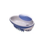 M pets brosse 2 en 1 pour chien et chat rubeaz - 11. 5 x 7. 5 cm - bleu