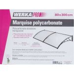 Marquise polycarbonate 80x300cm werkapro