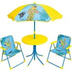 Marsupilami salon de jardin pour enfants comprenant 1 table, 2 chaises pliantes et 1 parasol Marsupilami salon de jardin pour enfants comprenant 1 table, 2 chaises pliantes et 1 parasol