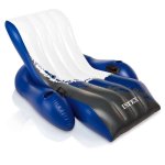 Matelas gonflable chaise longue intex luxe 1 place